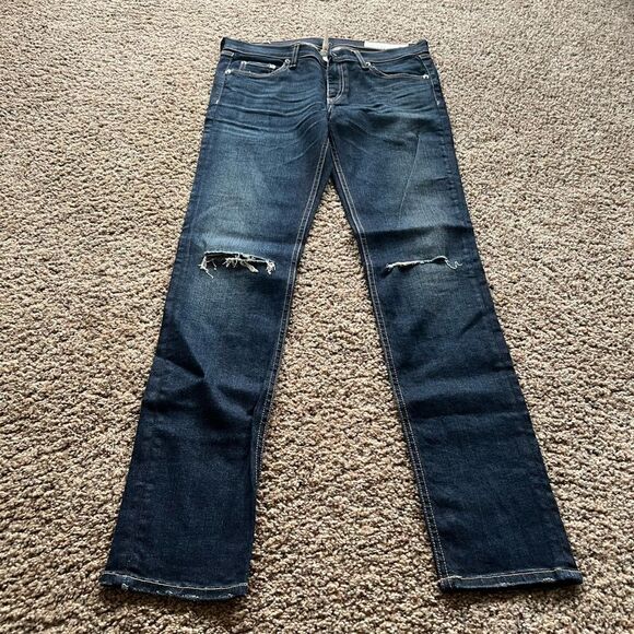 GUC Skinny Rag & Bone Jeans with rips - Picture 1 of 3